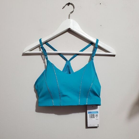Nike Women's Sz Medium Sports Bra Dri-FIT Indy Yoga Light-Support DD1407-356 NWT - Picture 1 of 8